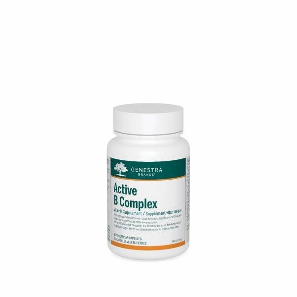 Genestra Brands Active B Complex Vitamin Supplement - 60 Veg Capsules - Nature's Source Inc