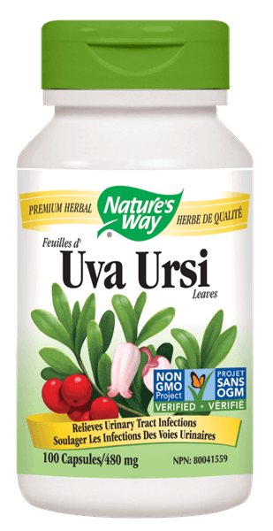Nature's Way Uva Ursi Leaves - 100 Veg Capsules - Nature's Source Inc
