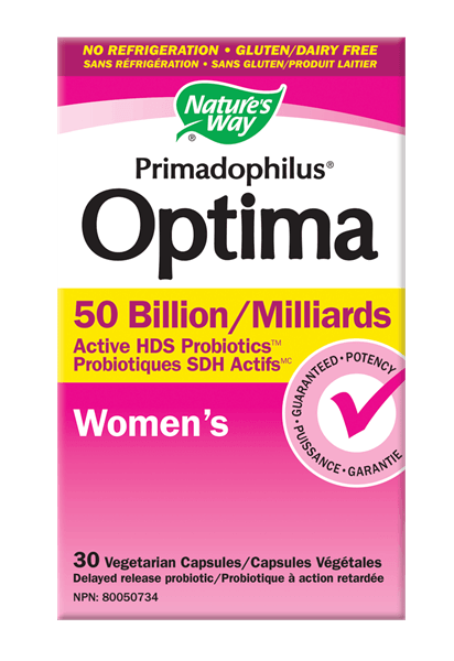 Nature's Way Fortify Optima Women's 50 Billion Probiotic - 30 Capsules - Nature's Source Inc