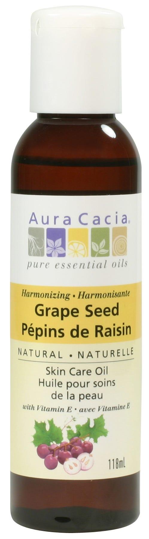 Aura Cacia Harmonizing Grapeseed Skin Care Oil - 118ml - Nature's Source Inc