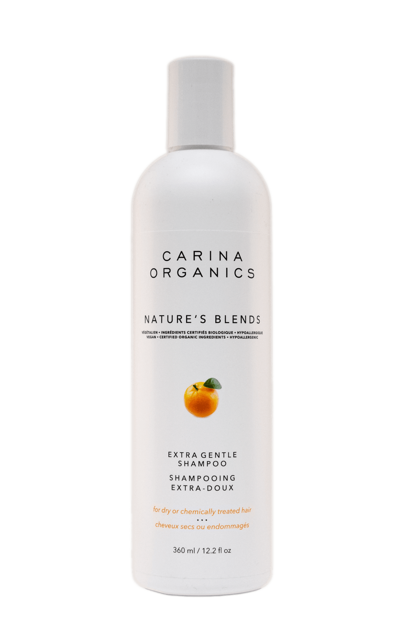 Carina Organics Citrus Extra Gentle Shampoo - 360ml - Nature's Source Inc