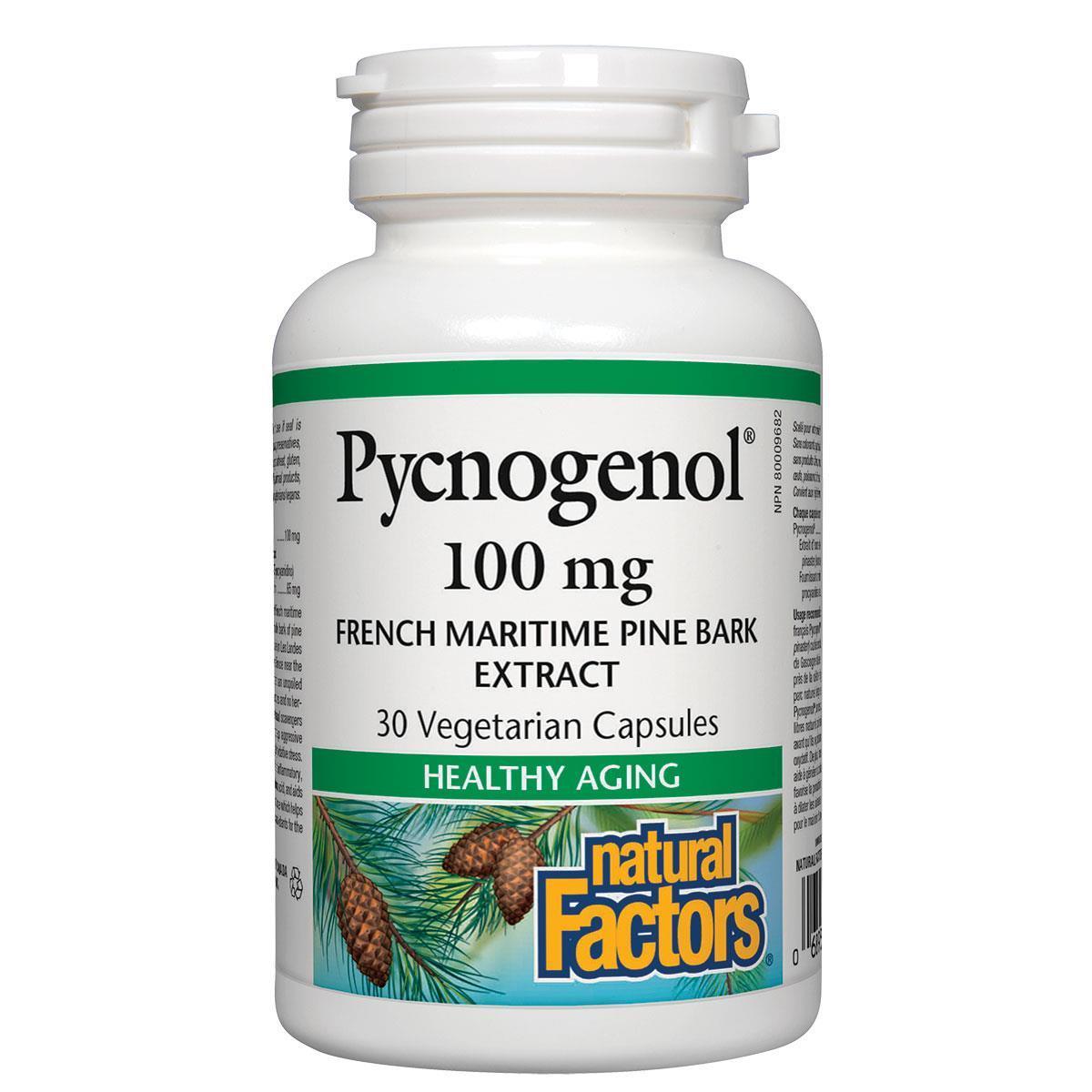 Natural Factors Pycnogenol 100mg 30vc - Nature's Source Inc