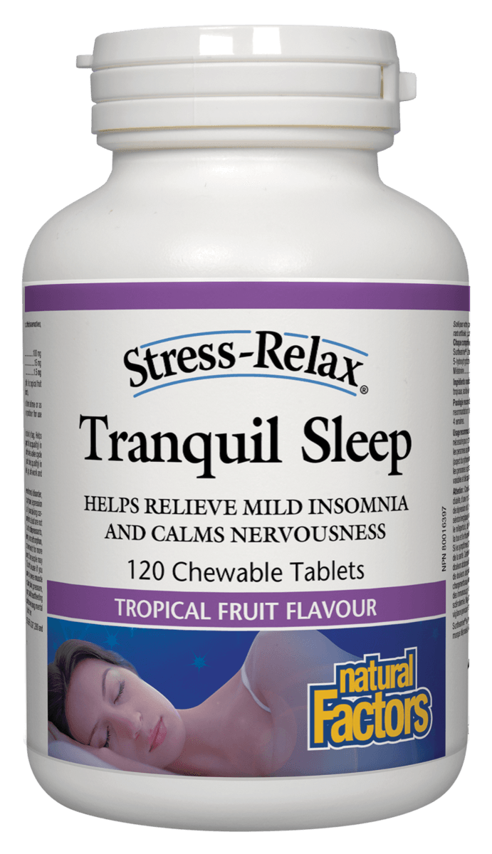 Natural Factors Tranquil Sleep Tropical Fruit 120c - Nature's Source Inc