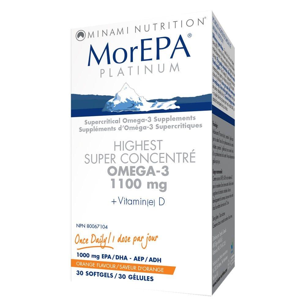Minami MorEPA Platinum Omega - 3 (1100mg) - 30 softgels - Nature's Source Inc