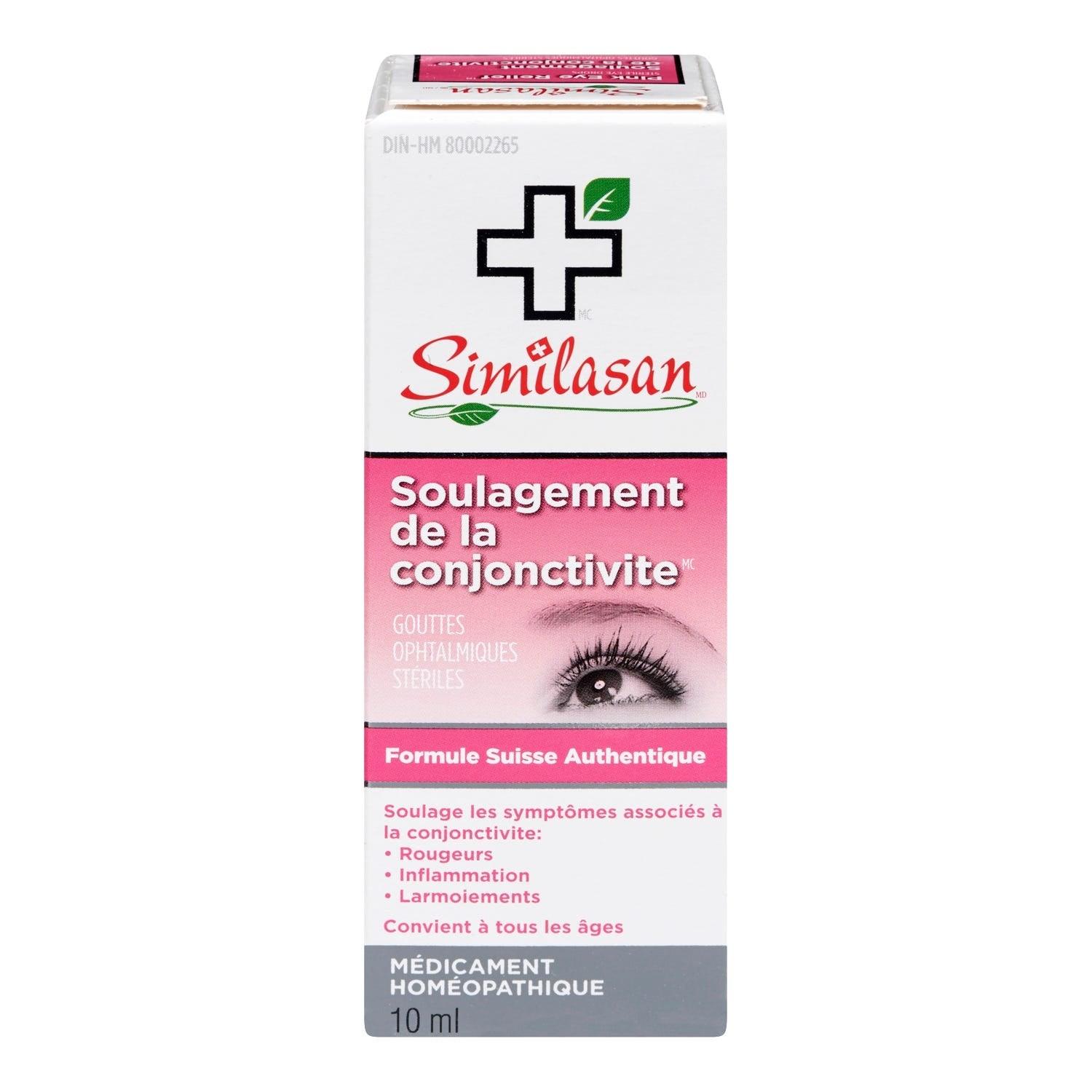 Similasan Pink Eye Relief Drops - 10ml - Nature's Source Inc