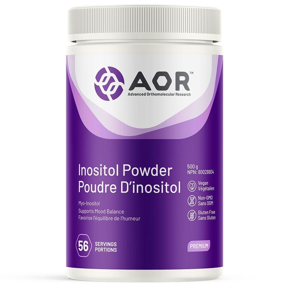 AOR Inositol Powder 500g - Myo Form of Inositol for Women for Well - being & Vitality, Helps Support Mood, Supports Cognitive Function, Hormonal Balance & Cellular Health - Nature's Source Inc