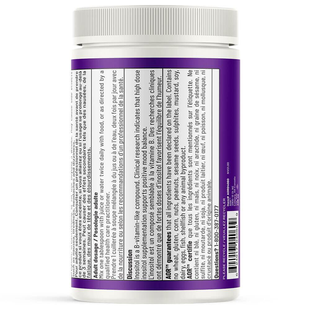 AOR Inositol Powder 500g - Myo Form of Inositol for Women for Well - being & Vitality, Helps Support Mood, Supports Cognitive Function, Hormonal Balance & Cellular Health - Nature's Source Inc