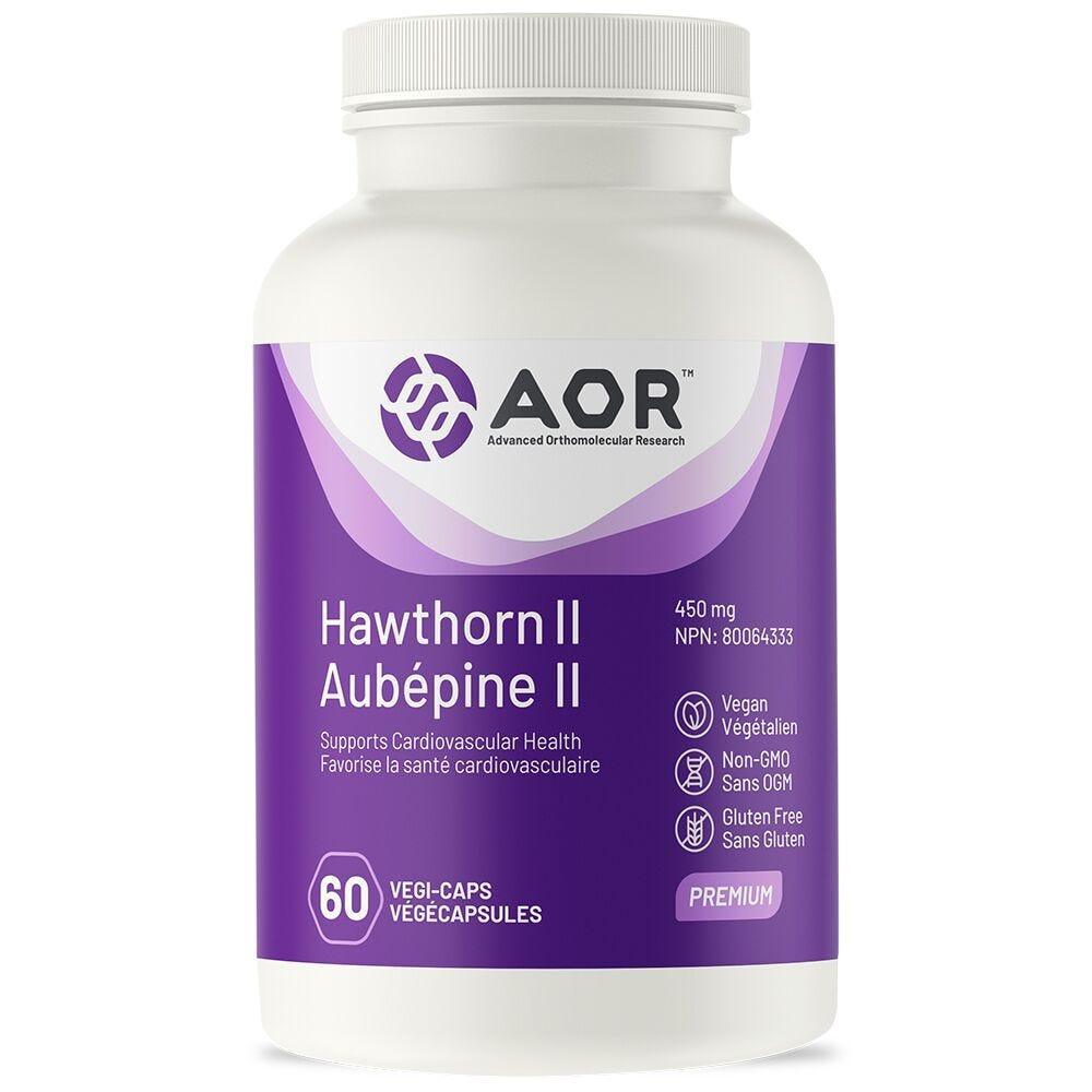 AOR Hawthorn II 60 Veg - Caps - Nature's Source Inc