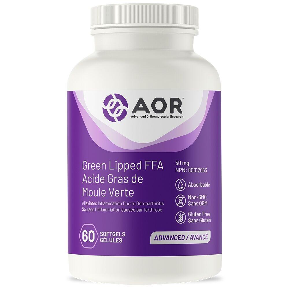 AOR Green Lipped Ffa 60 softgels - Nature's Source Inc