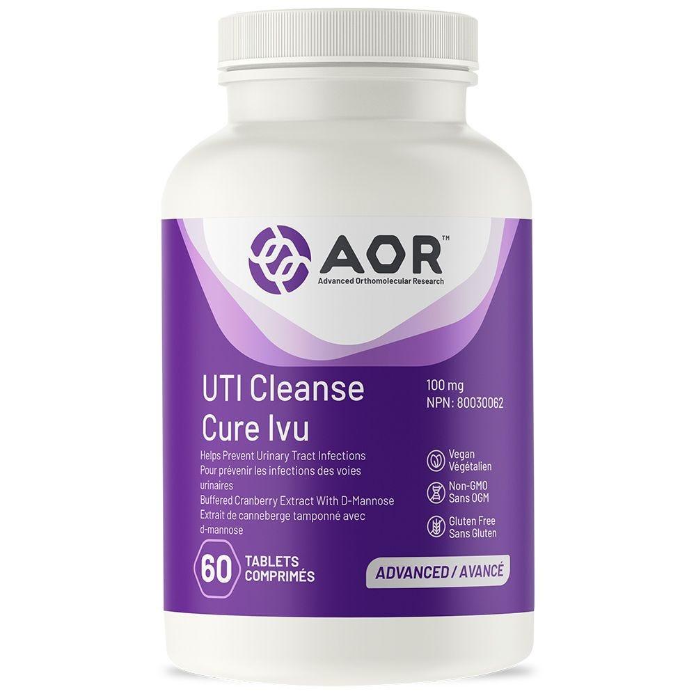 AOR UTI Cleanse With Cranberry 100mg 60 Tablets - Nature's Source Inc