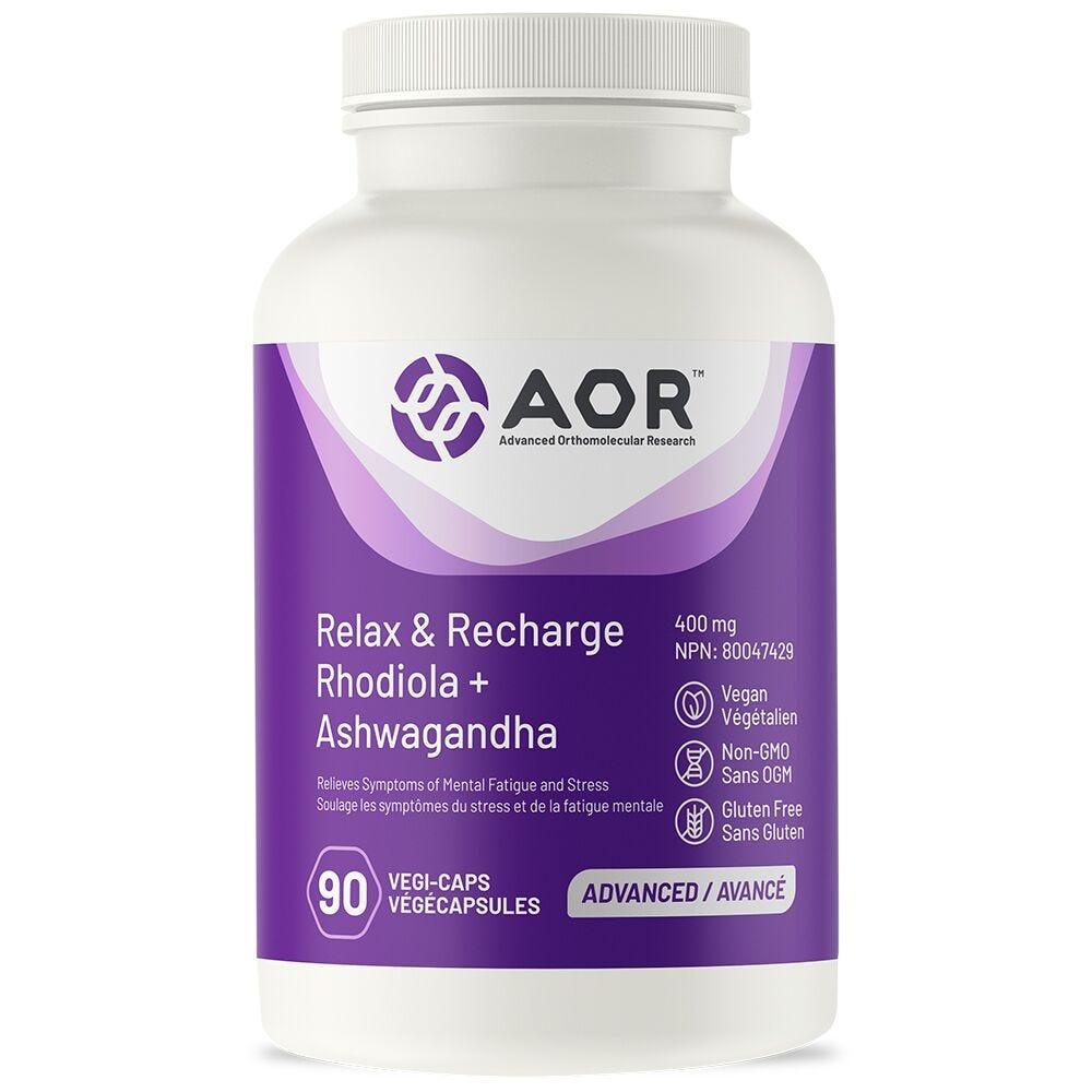 AOR Relax & Recharge 90 Veg - Caps - Nature's Source Inc