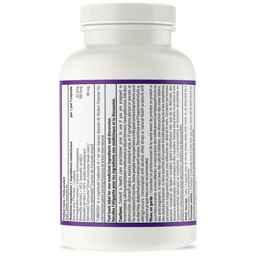 AOR Inflammation Relief (Joint Pain Support) 60 Veg - Caps - Nature's Source Inc