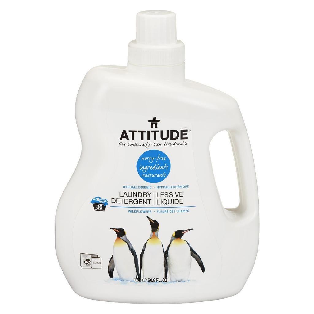 Attitude Laundry Detergent Wildflower 1.8L - Nature's Source Inc