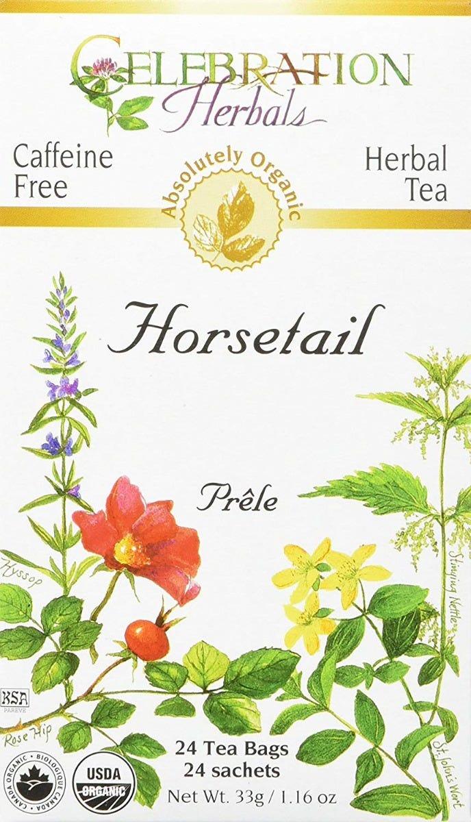 Celebration Herbals Organic Horsetail Tea 24 bags - Nature's Source Inc