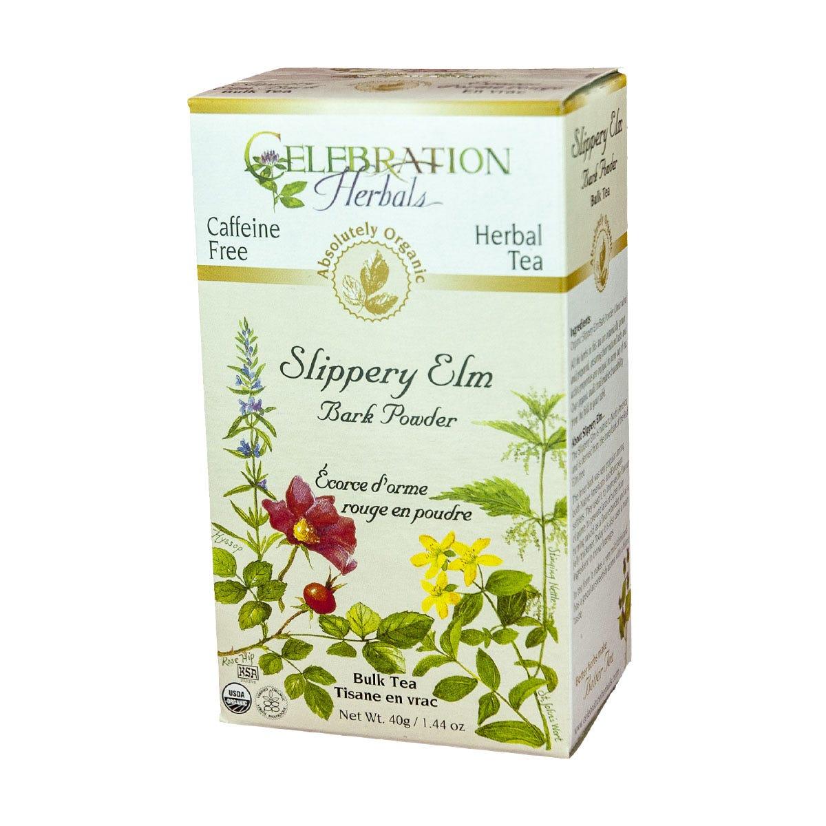 Celebration Herbals Organic Slippery Elm Bark Loose Tea 40g - Nature's Source Inc