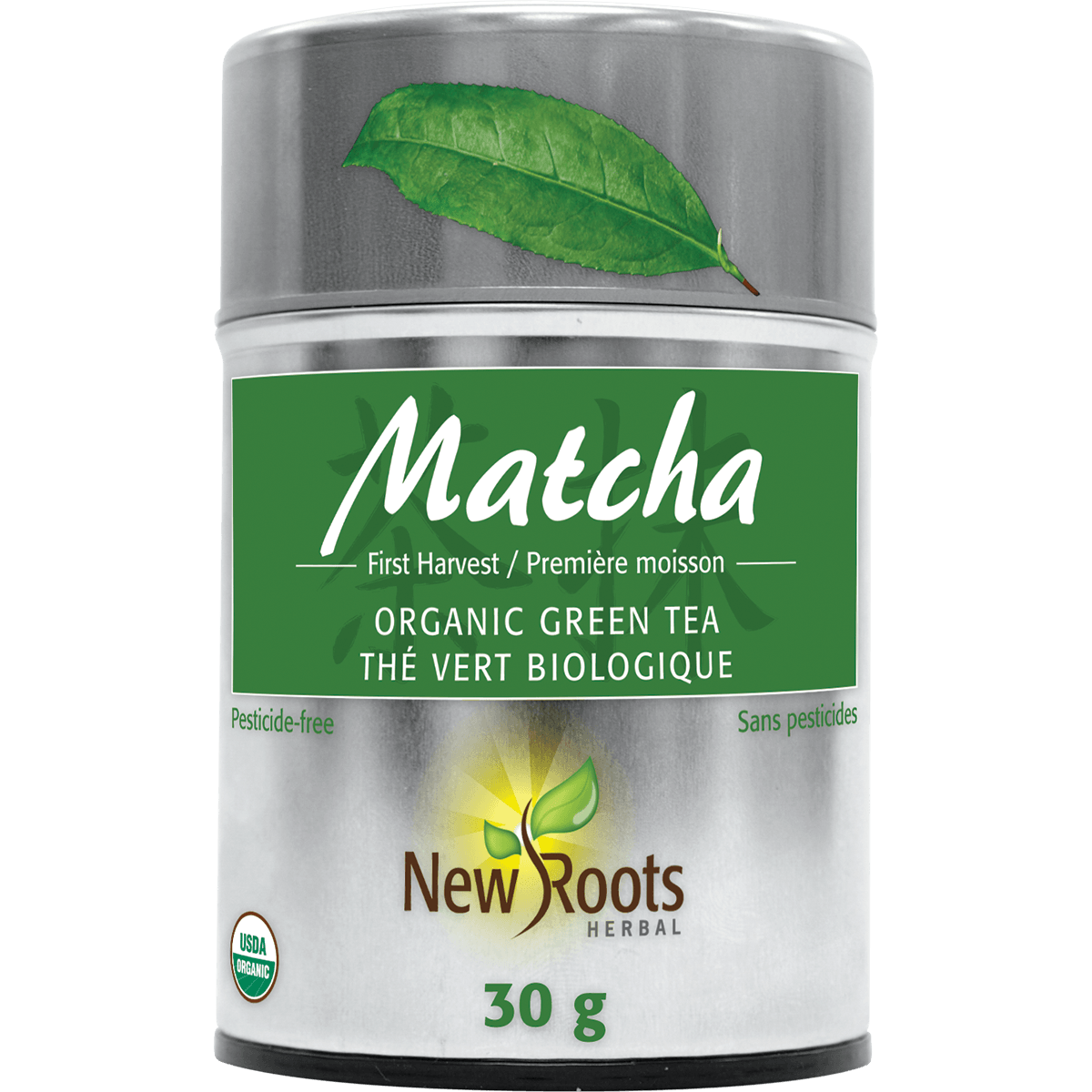 New Roots Organic Matcha Green Tea 30 G - Nature's Source Inc