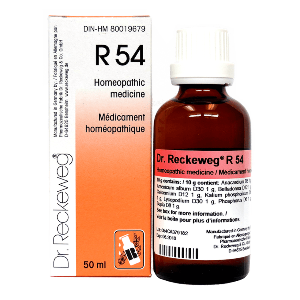 Dr. Reckeweg R54 50 ml - Nature's Source Inc