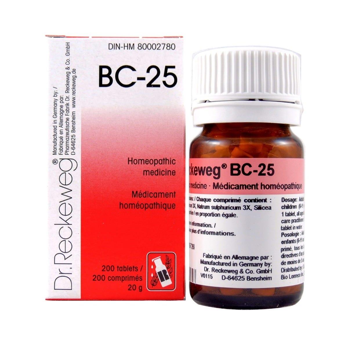 Dr. Reckeweg BC - 25 200t - Nature's Source Inc