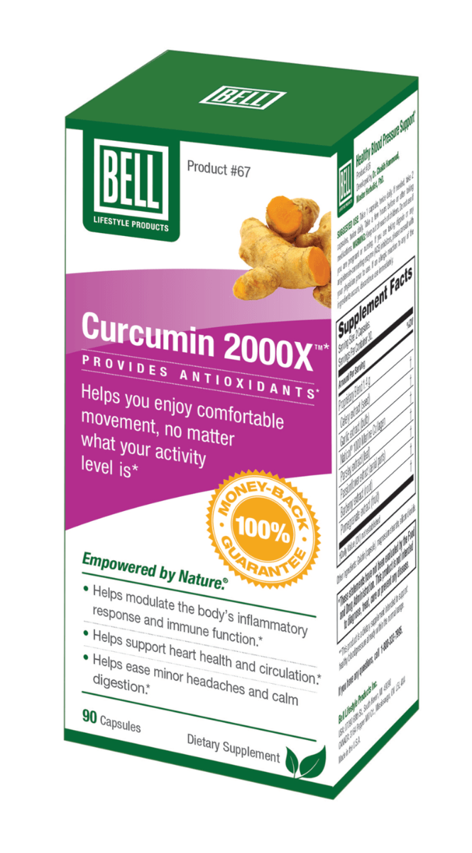Bell Lifestyles Curcumin 2000x 90c - Nature's Source Inc