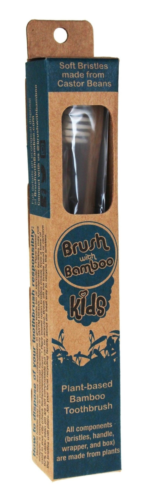 Brush With Bamboo Kids Toothbrush (1 Piece) - Nature's Source Inc