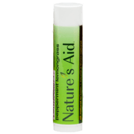 Nature's Aid Peppermint Lemongrass Moisturizing Lip Balm 4g - Nature's Source Inc
