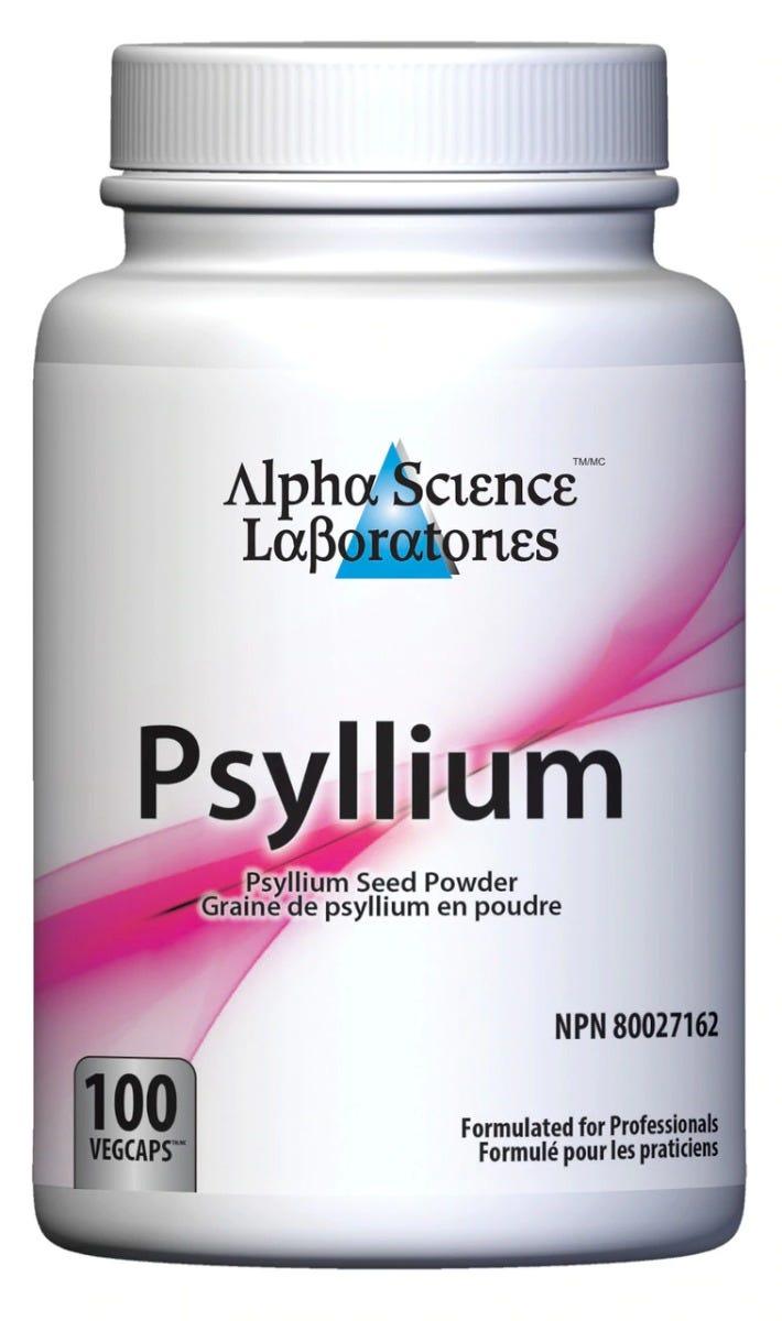 Alpha Science Psyllium Seed 100 Capsules - Nature's Source Inc