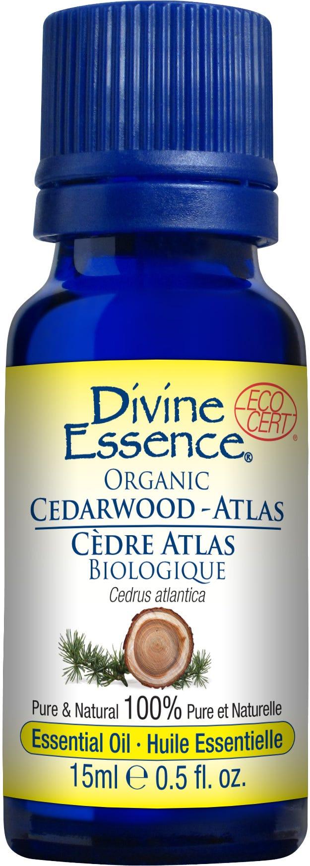 Divine Essence Organic Atlas Cedarwood Essential Oil - 15ml - Nature's Source Inc