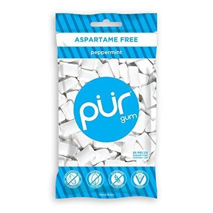 PUR Peppermint Gum Bag 57pc - Nature's Source Inc