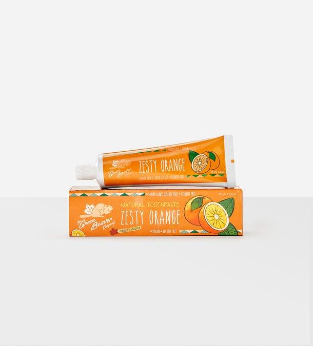 The Green Beaver Company Zesty Orange Natural Toothpaste 75ml - Nature's Source Inc