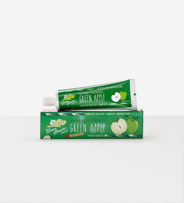 The Green Beaver Company Green Apple Natural Toothpaste - 75 ml - Nature's Source Inc