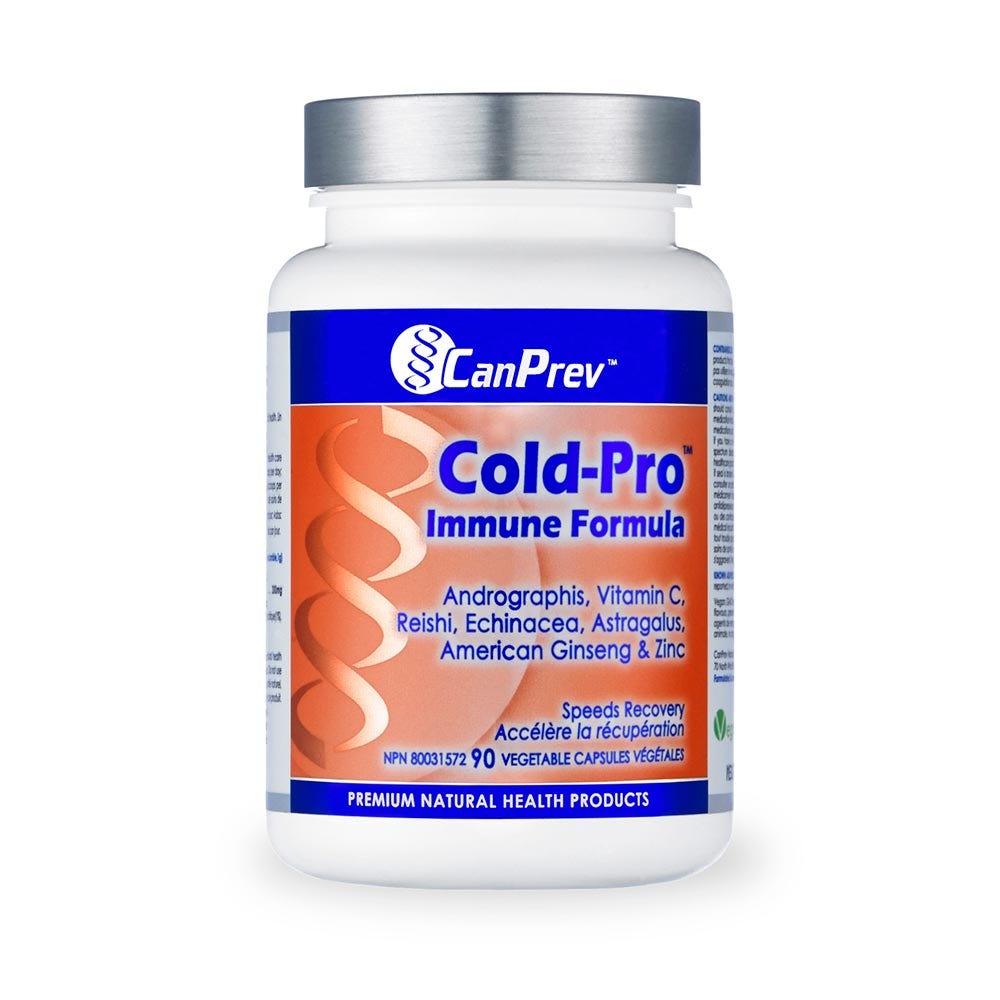 CanPrev ColdPro Immune Formula 90 Veg Caps - Supports Optimal Immune Function, Aids In Speeding Up Recovery, Relieves Symptoms Of Respiratory Tract Infection, Effective Against Colds And Flu - Nature's Source Inc