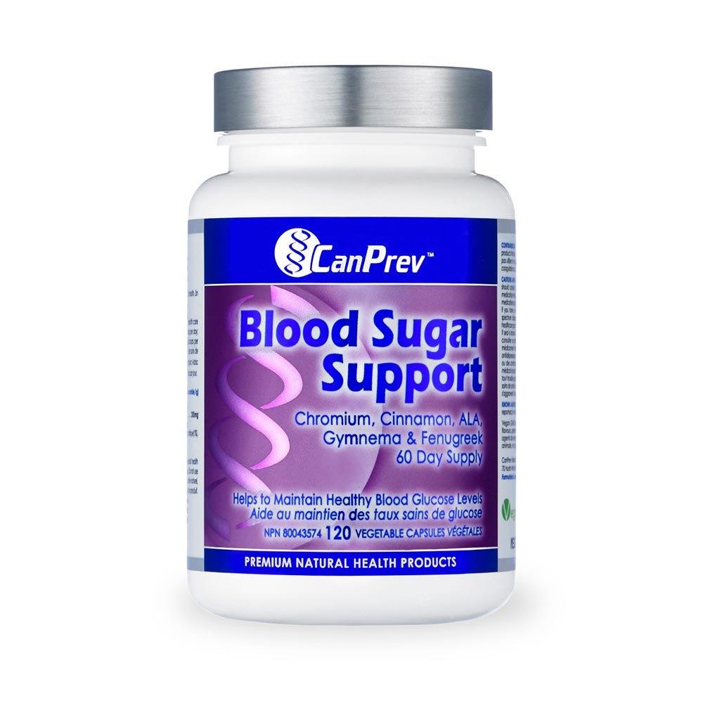 CanPrev Blood Sugar Support 120 Vegan Capsules - Helps To Maintain Healthy Blood Glucose Levels, Provides Support For Eyes And Nerves, Provides Support For Eyes And Nerves, Antioxidant Protection - Nature's Source Inc