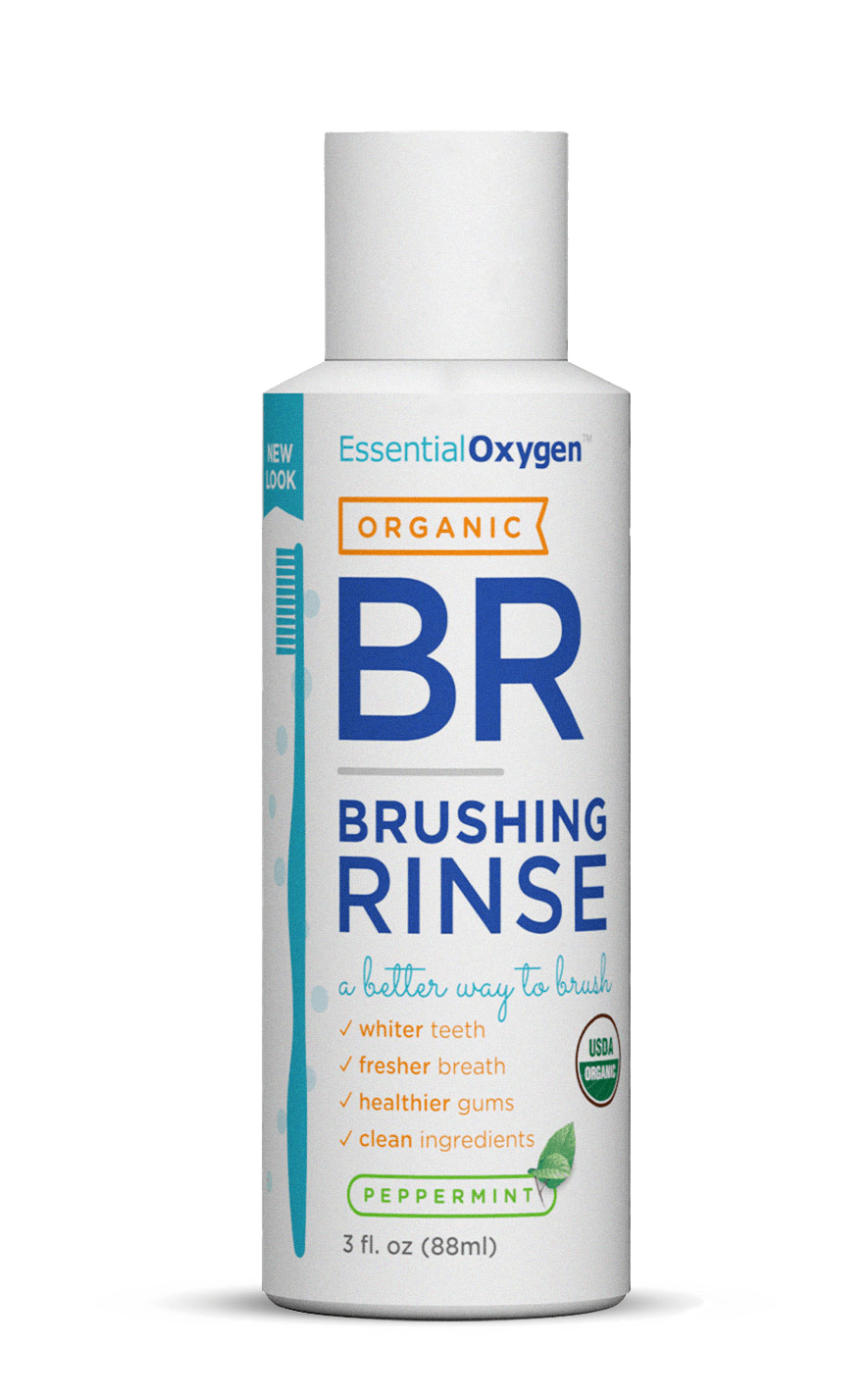 Essential Oxygen Peppermint Organic Brushing Rinse - 88ml - Nature's Source Inc