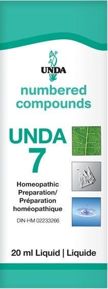 Unda 7 0.7 fl oz (20ml) - Nature's Source Inc