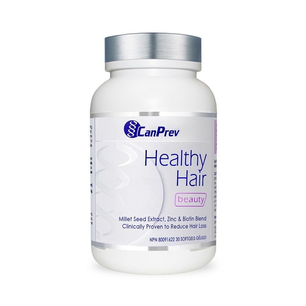 CanPrev Healthy Hair Softgels 30 Count - Reducing Hair Loss By Decreasing Telogen Phase Of Hair Cycle, Helps Improve Hair Volume Thickness, Brightness And Shine, Reduce Dandruff And Improve Scalp Dryness - Nature's Source Inc