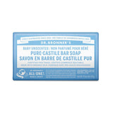 Dr. Bronner's Pure Castille Baby Bar Soap Mild Unscented 140g - Nature's Source Inc