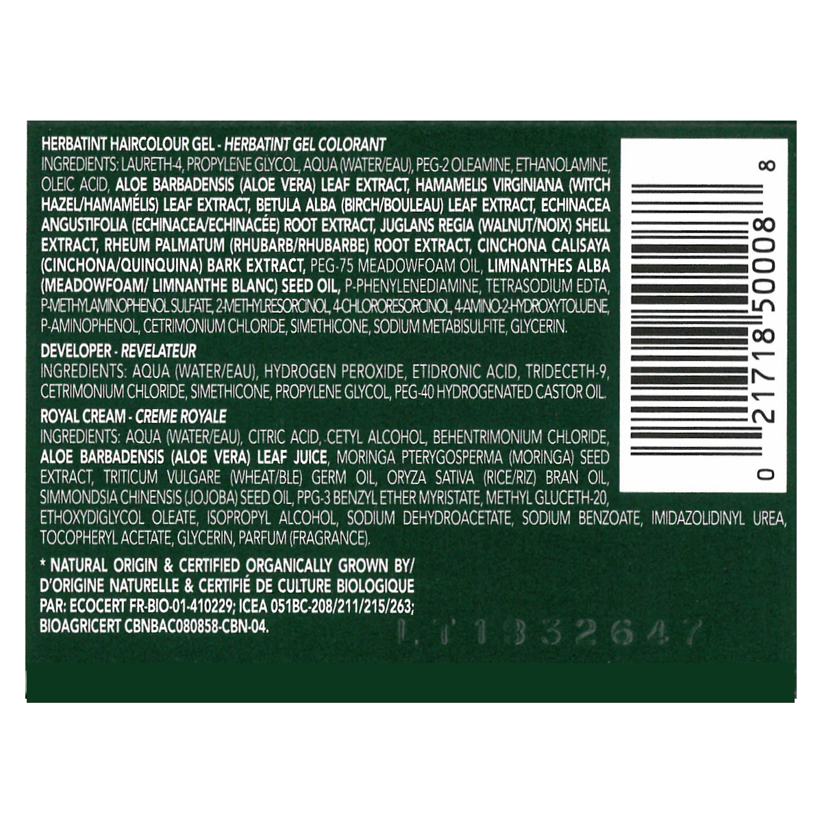 Herbatint N 8 Light Blonde 135ml - Nature's Source Inc