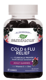 Nature's Way Sambucus Cold & Flu Relief Adult 60 Gummies - Nature's Source Inc