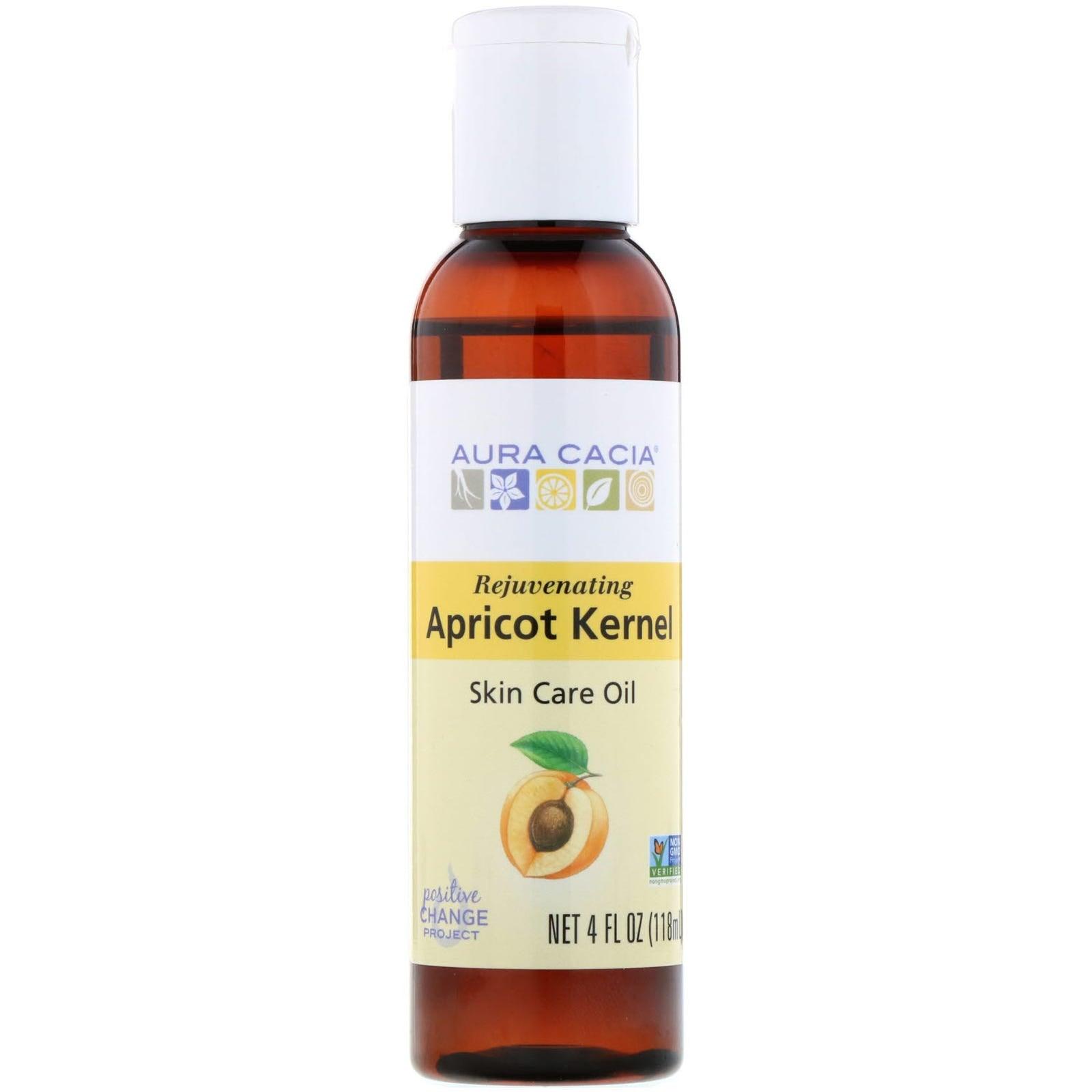Aura Cacia Apricot Kernel Skin Care Oil 118 ml - Nature's Source Inc