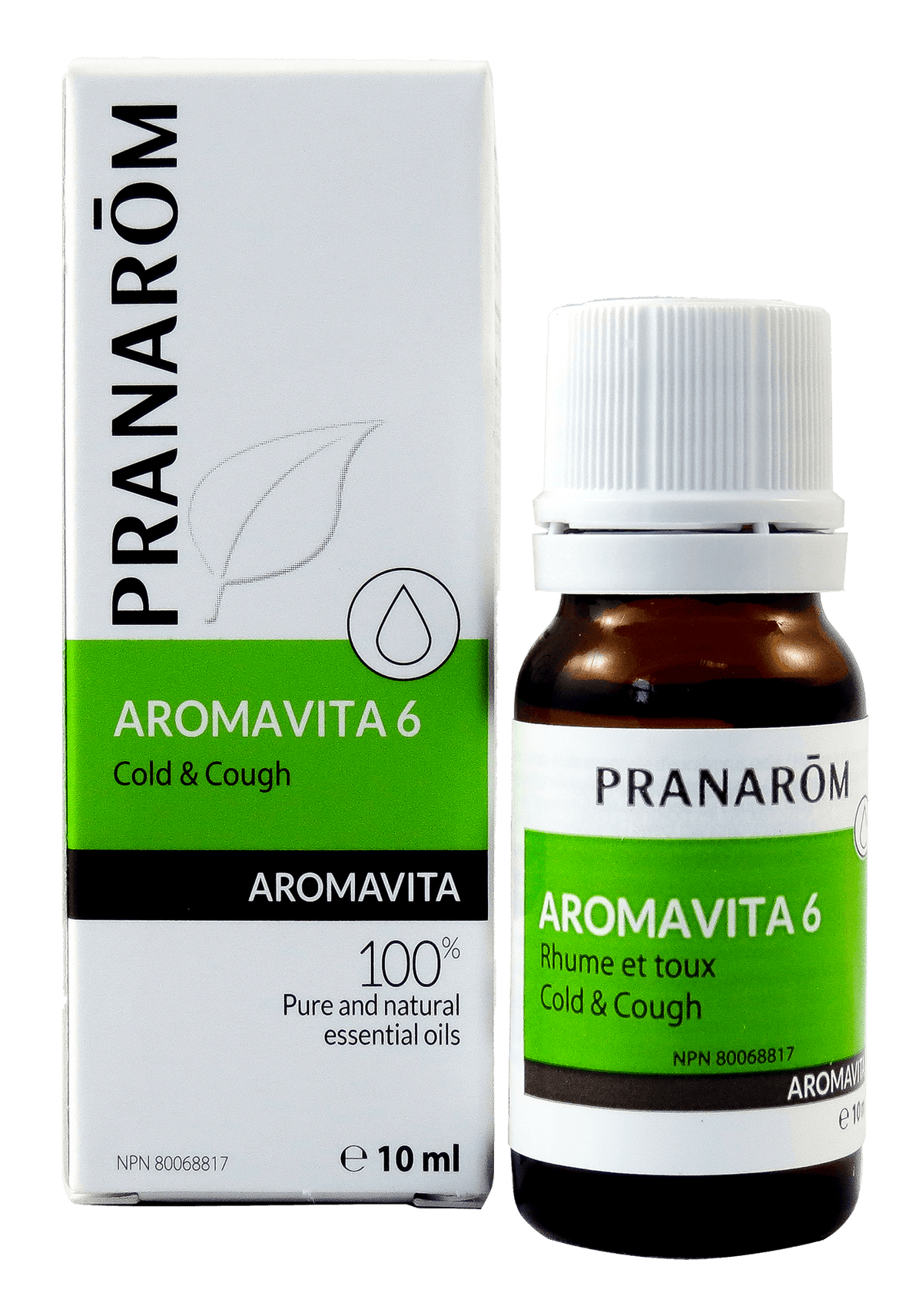 Pranarom Aromavita 6 Cold and Cough - 10ml - Nature's Source Inc