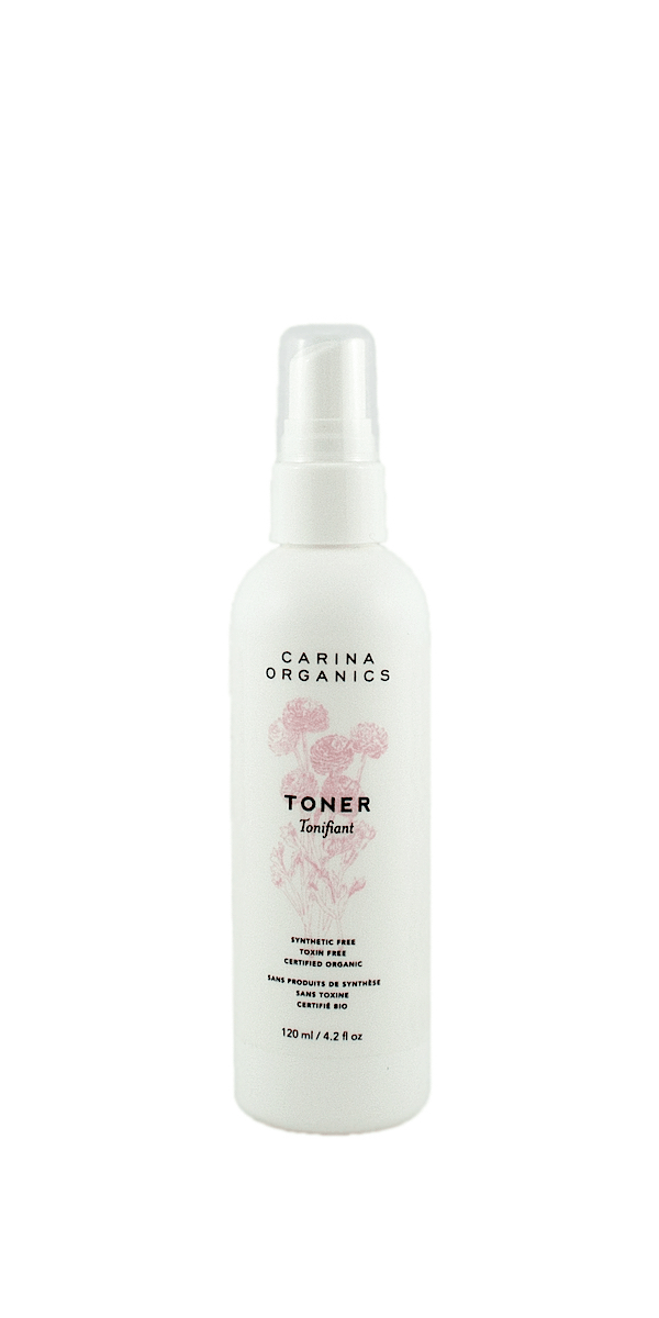 Carina Organics Unscented Face Toner 120ml - Nature's Source Inc