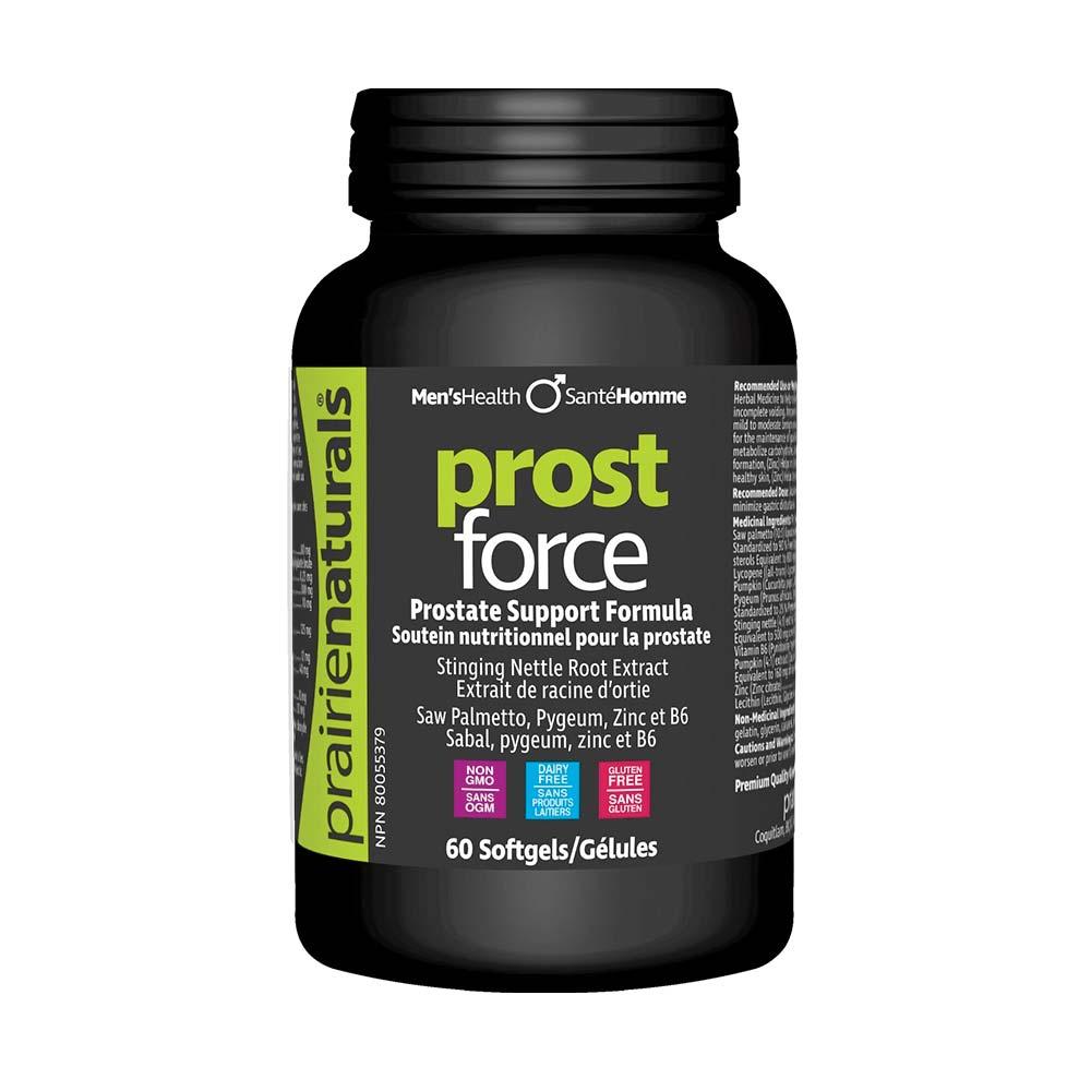 Prairie Naturals Prost Force Prostate Support Formula 60 Softgels - Nature's Source Inc