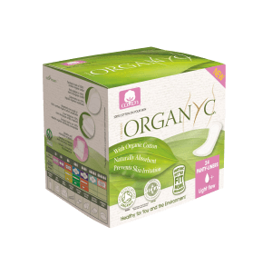 Organyc Feminine Panty Liners (Light Flow) - 24 Pieces - Nature's Source Inc