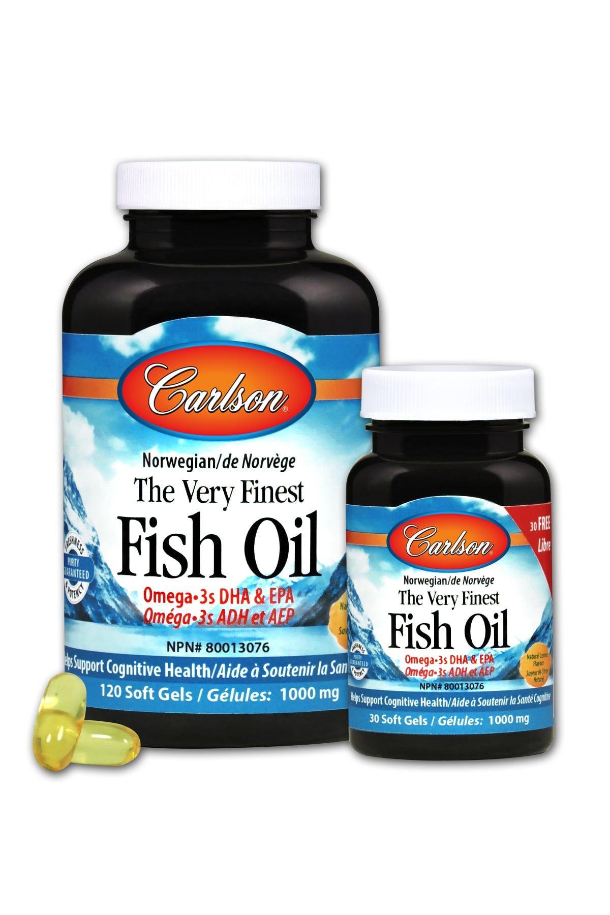 Carlson Laboratories VFFO Lemon 120 Softgels - Nature's Source Inc