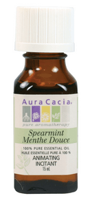 Aura Cacia Spearmint Essential Oil 15 ml - Nature's Source Inc