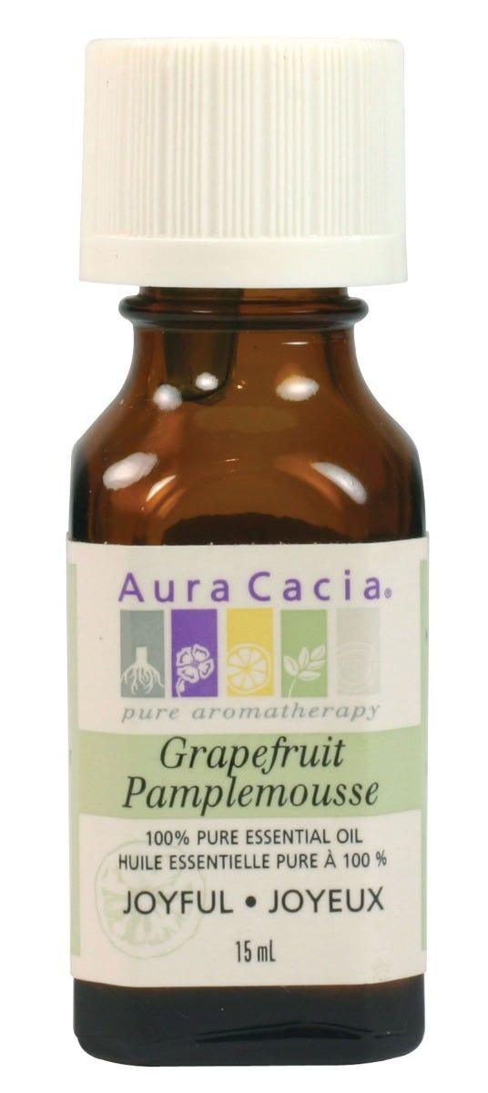 Aura Cacia Grapefruit Essential Oil 15 ml - Nature's Source Inc