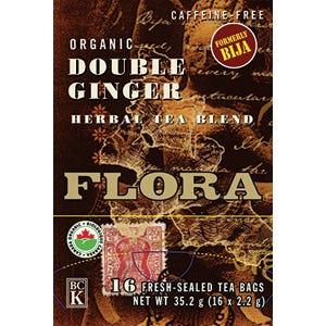 Flora Double Ginger Tea 16 Tea Bags - Nature's Source Inc