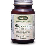 Flora Migranon II Butterbur Extract 75mg 60 Capsules - Nature's Source Inc
