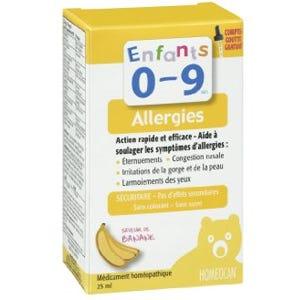 Homeocan Kids 0 - 9 Allergy 25ml - Nature's Source Inc
