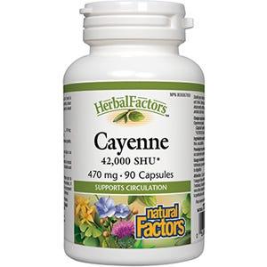 Natural Factors Cayenne 90c - Nature's Source Inc